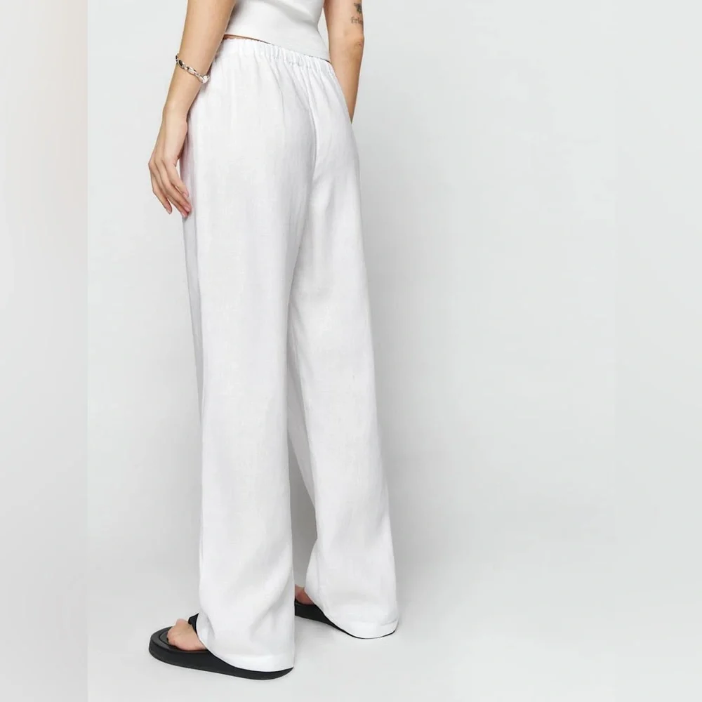 Reformation Olina linen pants - size m